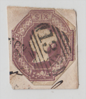 Great Britain   QV  6d   Embossed  CTS  #  57600 - Oblitérés