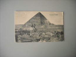 EGYPTE PYRAMIDE ET SPHINX - Pyramids