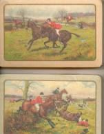 ANCIEN  JEUX DE CARTES A JOUER - SANS DOUTE DE BRIDGE - DANS LEUR ETUI CARTON D´ORIGINE  - CHEVAUX - WADDINGTON - PLAYIN - Other & Unclassified