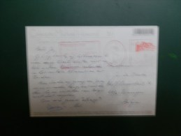 41//601         CP  POUR LA BELG. 1998  OBL. A L'ETRANGER - Storia Postale