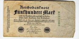 500 Reichmark 5/6/29 TB 3 - Other & Unclassified