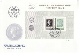 NORWAY 1990  MICHEL NO BL.13   FDC - FDC