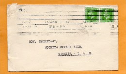 New Zealand 1928 Cover Mailed To USA - Cartas & Documentos