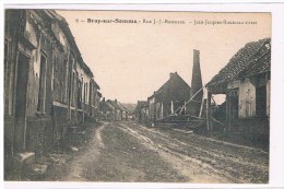 BRAY SUR SOMME - RUE J - J  ROUSSEAU- - Bray Sur Somme