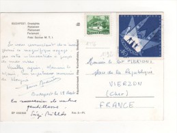 Beaux Timbres Yvert N° 1556 , 1592    / Cp ,  Carte , Postcard  Pour La France - Storia Postale