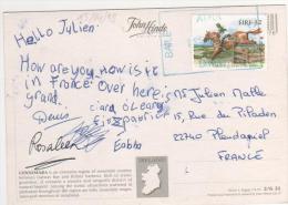 Beau Timbre Yvert " Cheval , équitation "   / Cp , Carte , Postcard Du 15/04/98 - Briefe U. Dokumente