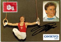Thème -  Sport - Gymnastique - Sepp Zellweger (Suisse) - Gymnastique