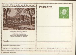 Germany/Federal Republic -Postal Stationery Postcard Unused 1959- P41 Blick Vom Georgenberg Auf Goslar - Postcards - Mint