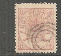DkMi.Nr.012/ Dänemark -  3 S Mit Ringstempel O - Used Stamps