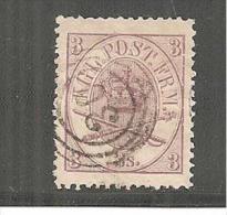 DkMi.Nr.012/  Dänemark - 3 S Kronsignien, Super Erhaltungl O - Used Stamps