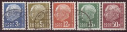 SARRE - 1957 - YT N° 392 / 393 + 396 / 397 + 404  - Oblitérés - - Oblitérés