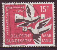 SARRE - 1957 - YT N° 390  - Oblitéré - Used Stamps