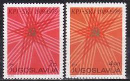 C2495 - Yougoslavie 1979 - Yv.1665-6 Neufs** - Nuevos