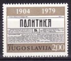C2493 - Yougoslavie 1979 - Yv.1656 Neuf** - Neufs
