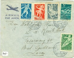 BRIEF Uit 1948 Van DEN HAAG Naar BATAVIA JAVA NED. INDIE * Serie Nvph 508-512   (8951) - Storia Postale