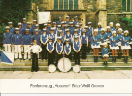 Fanfarenzug , ,Husaren" Blau-Weib Greven - Greven