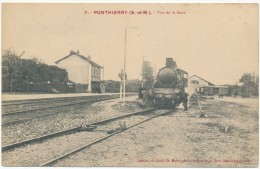 PONTHIERRY - Vue Intérieure De La Gare - Saint Fargeau Ponthierry