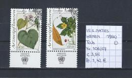 UNO - Wenen - 1990 - Yv. 106/07 Met Tab Gest./obl./used - Usados