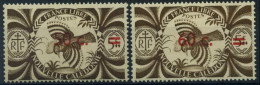 France : Nouvelle Calédonie N° 249 Et 250 X Année 1945 - Neufs