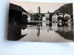 Carte Postale Ancienne :INTERLAKEN : Kirche Unterseen  , Timbre 1961 - Unterseen