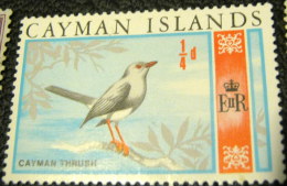 Cayman Islands 1969 Cayman Thrush Bird 0.25d - Mint - Kaimaninseln