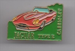 Pin's Voiture / Jaguar Cabriolet Type E - Jaguar