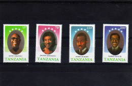 Tanzanie: Série Chanteurs Et Acteurs Noirs Célèbres Sammy Davis - Eddie Murphy - Manu Dibango - Smockey Robinson - Chanteurs