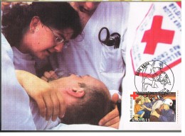 K465 Carte Maximum 3307 - Croix-Rouge / Rode Kruis - Service D´intervention Psychologique Urgente - 2001-2010