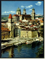 Passau  -  Blick Auf Rathaus Und Dom  -  Ansichtskarten Ca.1980    (3668) - Passau