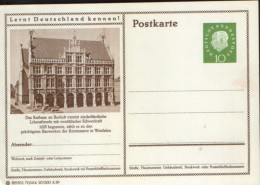 Germany/Federal Republic - Postal Stationery Postcard Unused 1959- P41  Das Rathaus Zu Bocholt - Postales - Nuevos