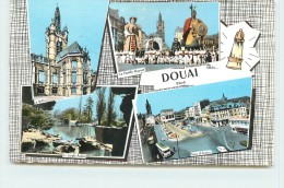 DOUAI  - Carte Multivues De La Ville. - Douai