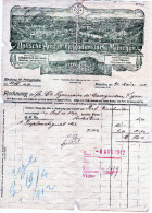 Munich: 1912 Belle Facture De "l'Institution Optique De Munich Vers "la Cie Lyonnaise De Madagascar" Bon état - 1900 – 1949