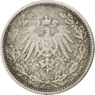 Monnaie, GERMANY - EMPIRE, 1/2 Mark, 1906, TTB, Argent, KM:17 - 1/2 Mark