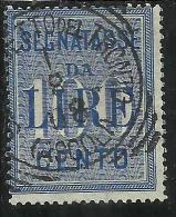ITALIA REGNO ITALY KINGDOM 1903 SEGNATASSE TAXES DUE TASSE CIFRA NUMERAL TIPO 1884 LIRE 100  USATO USED - Postage Due