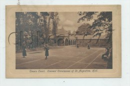 Hull Royaume-Uni, Yorkshire) : Tennis Court In Convent Caninesses Of St Augustine En 1910 (animé)  PF. - Hull