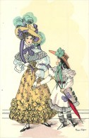 Rouillier - Illustrateur - Thème; La Mode - Histoire Du Costume - ** Restauration - 1827 ** -  Cpa En Très Bon état. - Rouillier