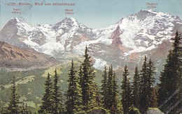 Suisse -  Mürren - Panorama - Postmarked Neuveville 1910 - La Neuveville