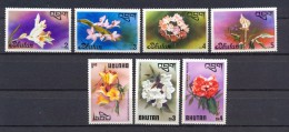 Bhutan 1976 - Stamps -  Flowers Rhododendrons - Bhoutan