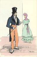 Rouillier - Illustrateur - Thème; La Mode - Histoire Du Costume - ** Restauration - 1820 ** -  Cpa En Très Bon état. - Rouillier