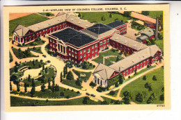 USA - SOUTH CAROLINA - COLUMBIA, Columbia College, Airplane View - Columbia