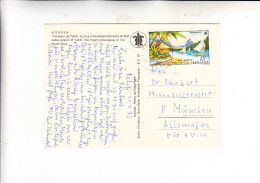 FRANZÖSISCH POLYNESIEN, 1964, Michel 43, AK, Einzelfrankatur Nach München - Lettres & Documents