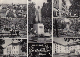 1321- BAD WORISHOFEN- SPA TOWN, STREET VIEW, PARK, HOTEL, SANATORIUM, PANORAMA, CPA - Bad Wörishofen