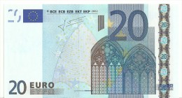 Cyprus Letter G Printercode G009 Trichet UNC - 20 Euro