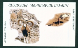 ARMENIA  -  Mouflon And Jerboa  Unused Postcard As Scans - Arménie