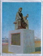 AK IRAK IRAQ  BAGHDAD ABU NAWWAS STATUE ALTE POSTKARTEN - Iraq