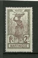 MARTINIQUE  1918     N° 76      Porteuse De Fruits       Neuf Avec  Trace De Charnière - Unused Stamps