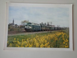 CPA PHOTO 44 GORGES TRAIN BORDEAUX NANTES - Gorges