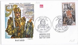 LETTRE PREMIER JOUR FDC  Grand Nom De L Histoire BAYARD 8 NOV 1969 - Non Classés