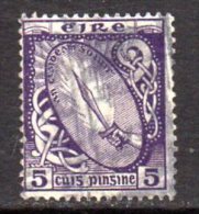 Ireland 1922 5d Definitive, Wmk. SE, Good Used - Used Stamps
