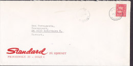 Norway STANDARD På Hjørnet, OSLO Kverner 1974 Cover Brief To KØBENHAVN V. Denmark - Cartas & Documentos